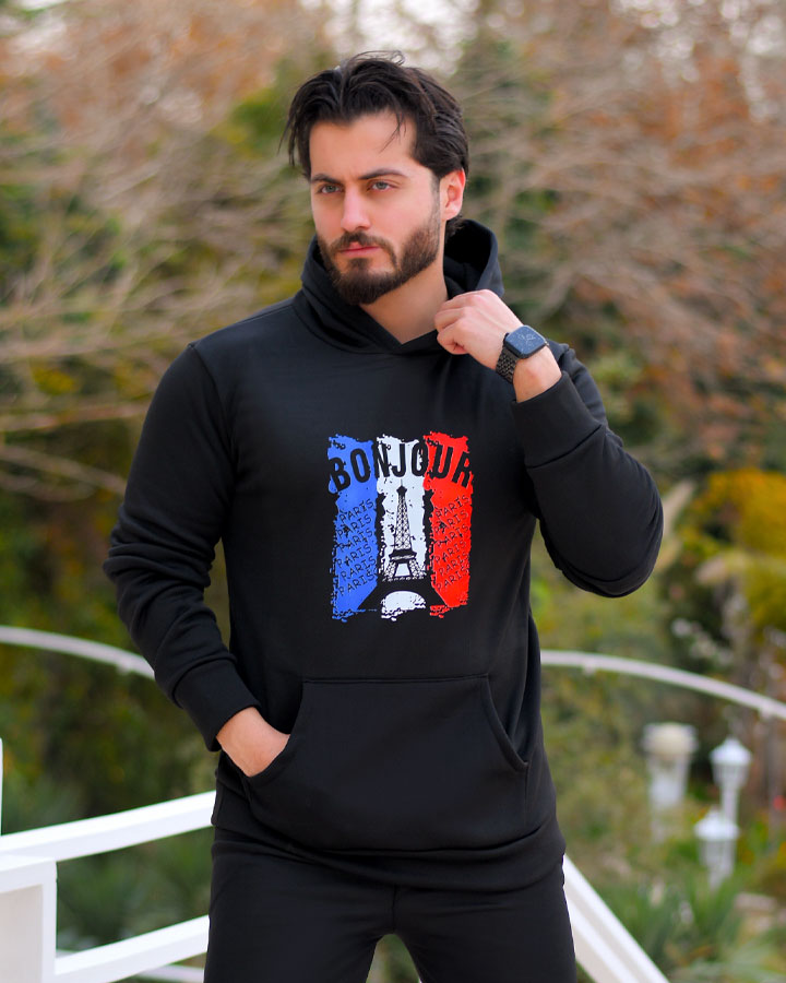 سویشرت مردانه مدل BONJOUR