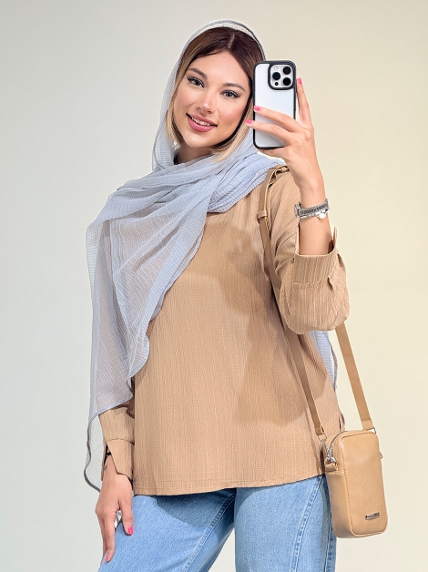 شومیز یقه هفت کد 19020