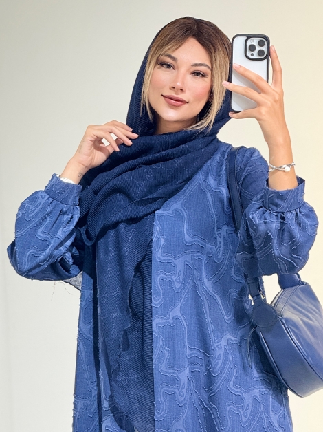 مانتو بلند جلو باز کد 19252