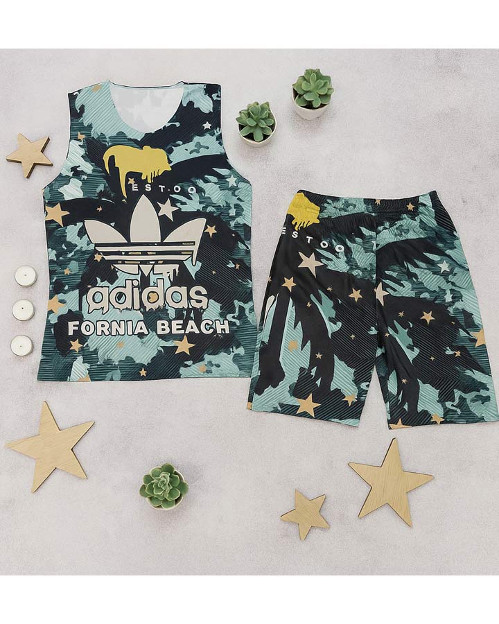 ست تاپ شلوارک مردانه ADIDAS مدل FORNIA