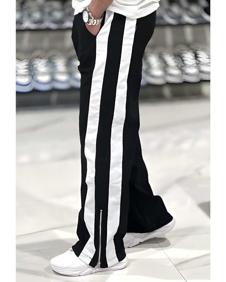 شلوار بگ استایل مردانه بغل زیپ