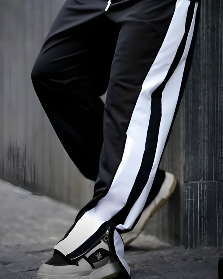 شلوار بگ استایل مردانه بغل زیپ