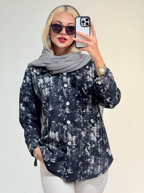 شومیز ریما طرحدار کد 19782