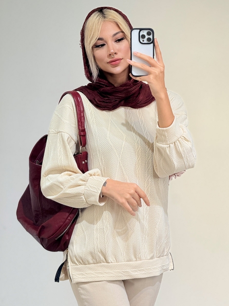 شومیز بغل زیپ کد 19846