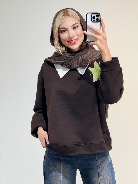 دورس یقه دار گلدوزی کد 20144