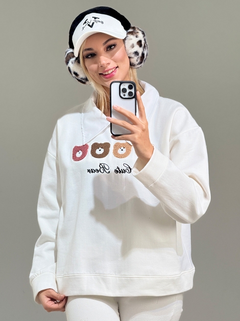 دورس یقه دار تدی کد 20127