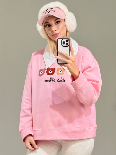 دورس یقه دار تدی کد 20127