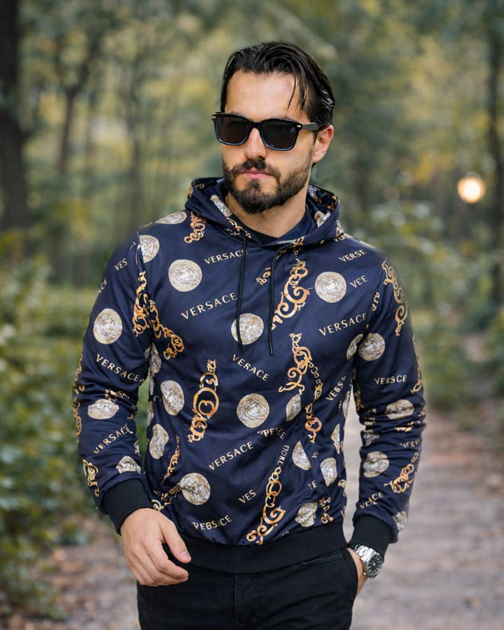 سویشرت مردانه مدل Manesh (مشکی ) کد 6246