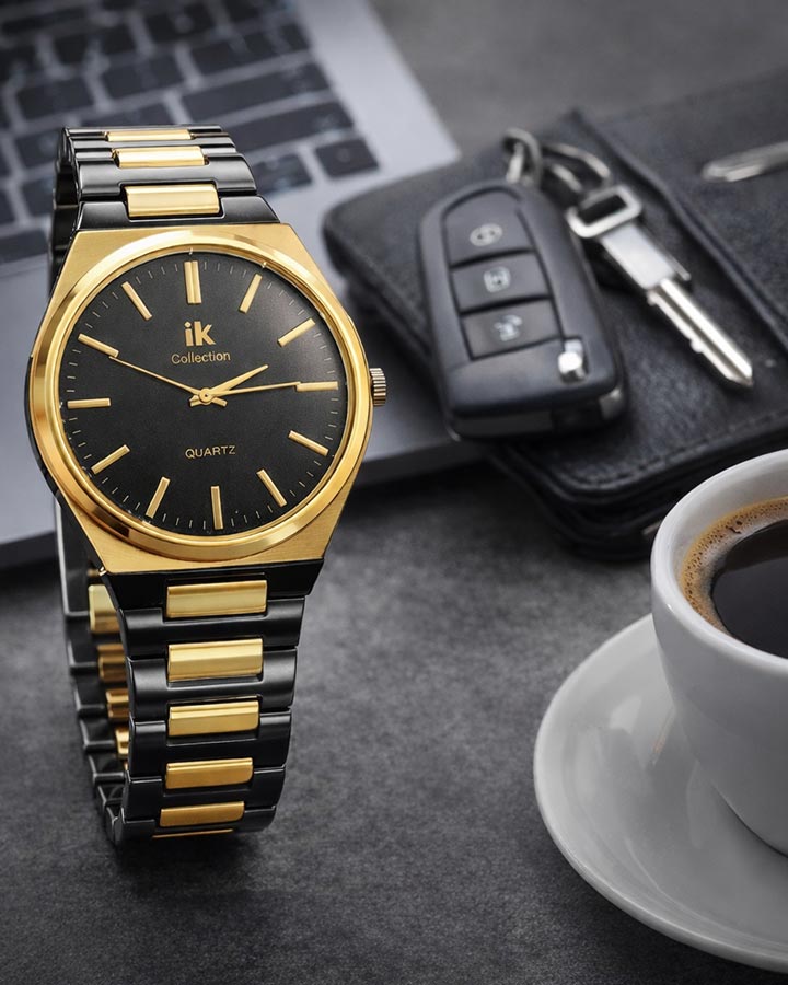 ساعت مردانه Collection مدل QUARTZ (طلایی) کد6471