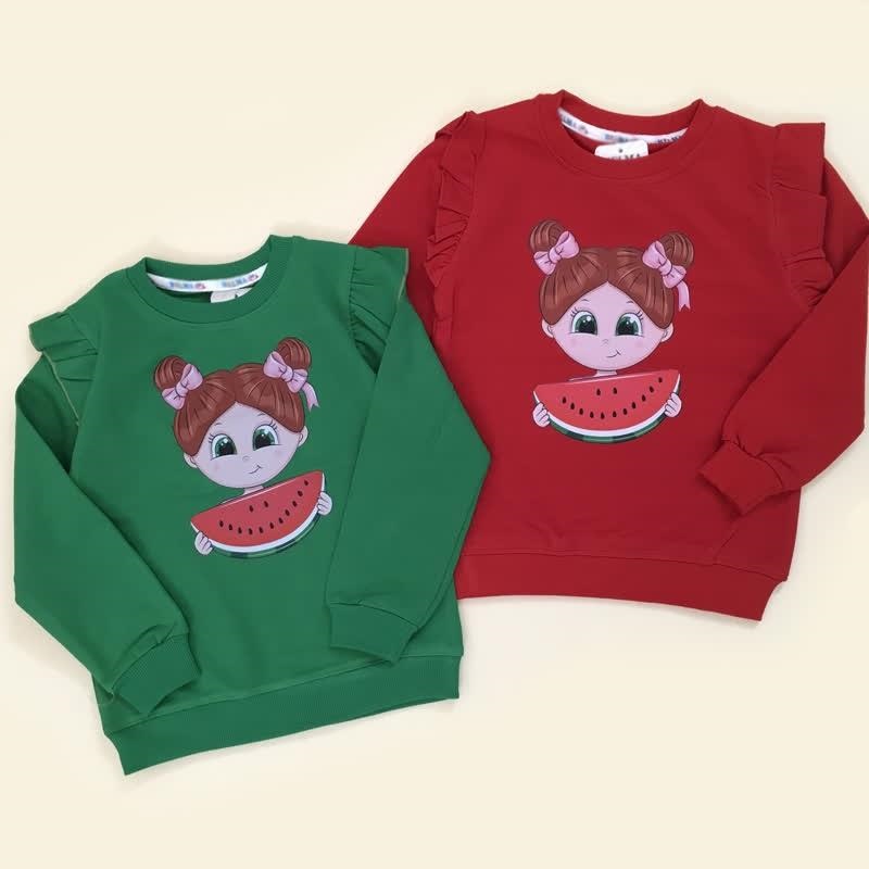 بلوز دورس دختر و هندوانه سایز 40 تا 55 ویژه شب یلدا