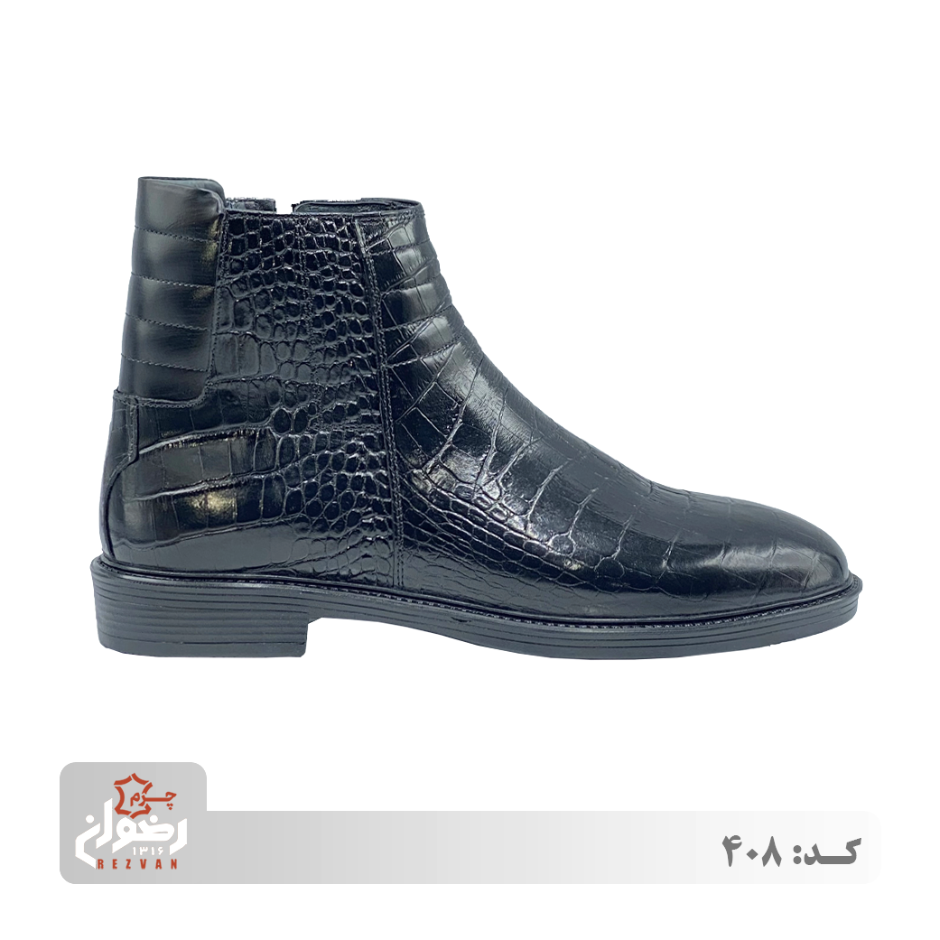 بوت مردانه چرم طبیعی