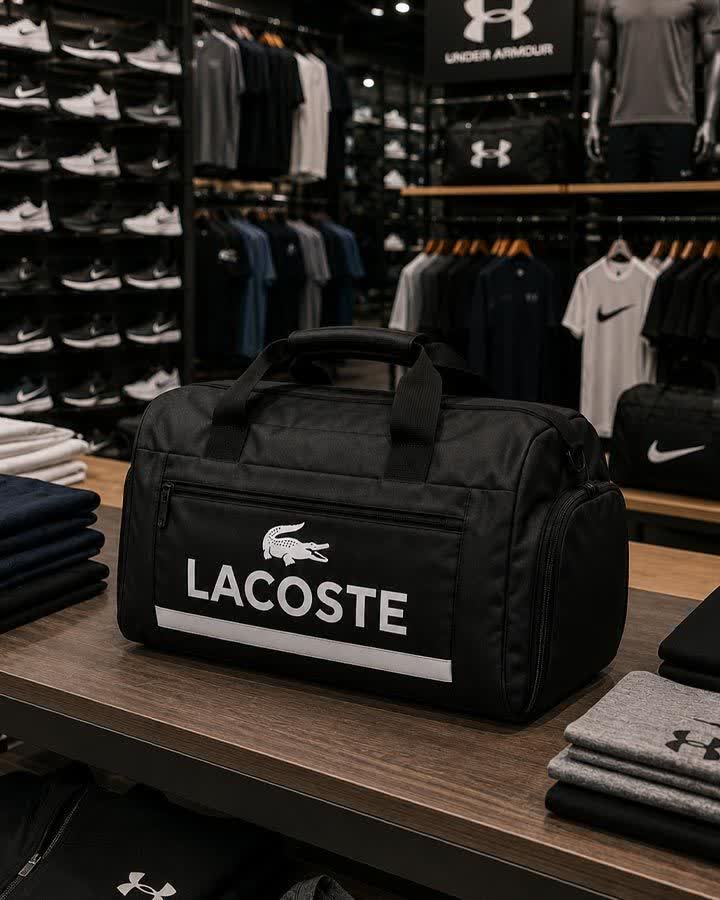 ساک ورزشی مدل LACOSTE ( قرمز. مشکی )کد6567