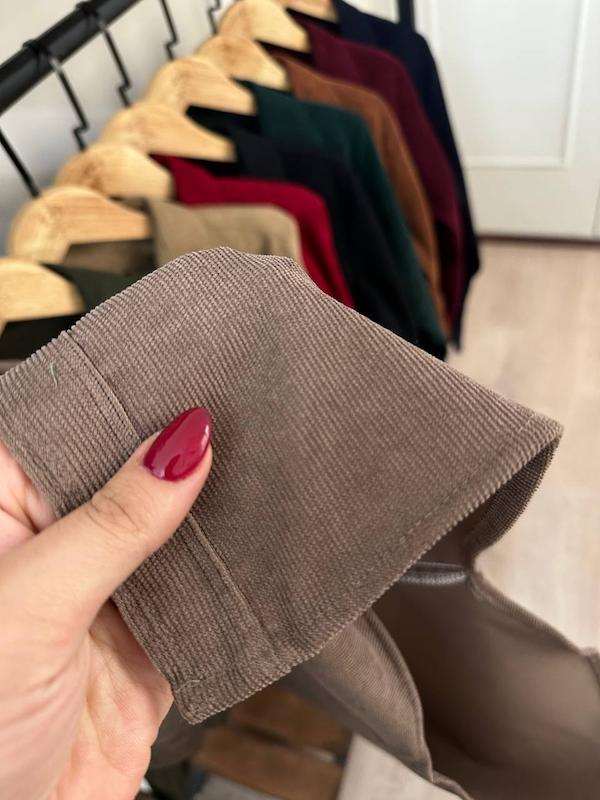 پیراهن مخمل کبریتی مردانه