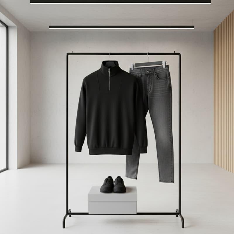 دورس مردانه نیم زیپ مدل Behbod