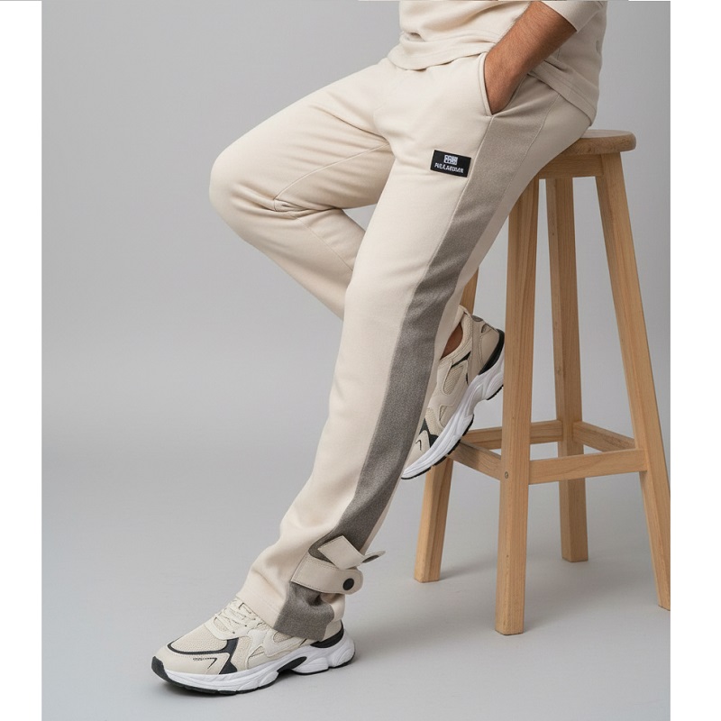 شلوار بنگال مردانه نوار پهن پایین دکمه مدل Mehrad