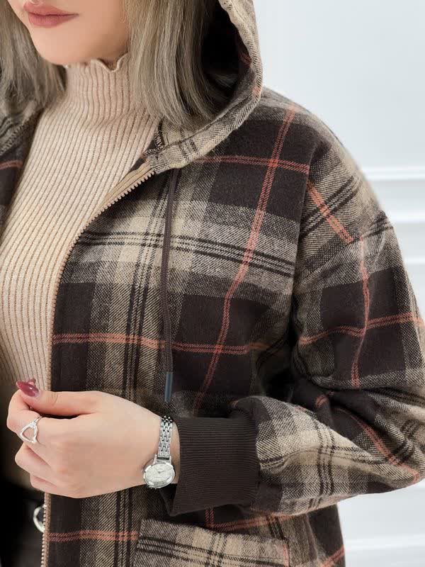 🧥✨ شکت کلاهدار کد 3160