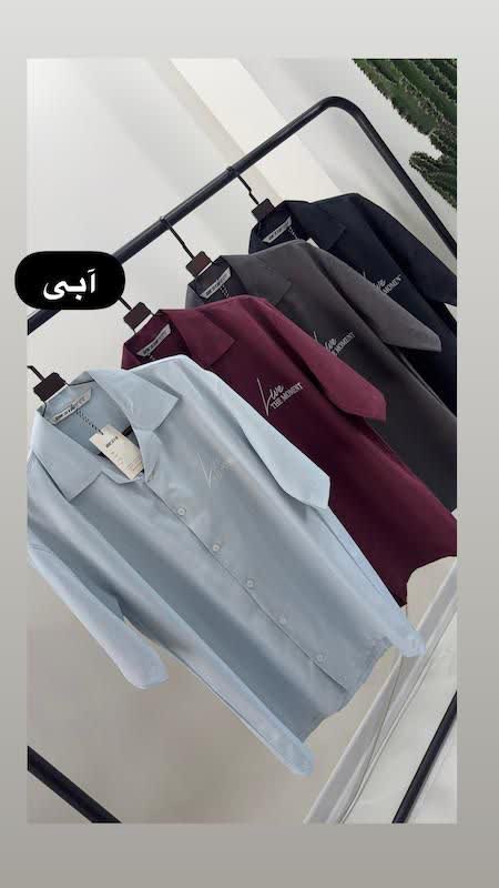 پیراهن مردانه سیلک یقه انگلیسی | کد ۲۶۹۶