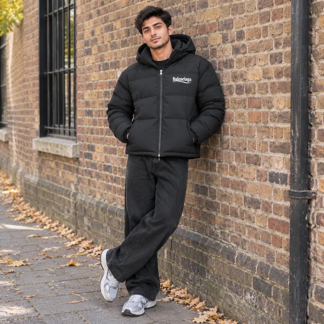 کاپشن ضدآب داخل پشمی Balenciaga