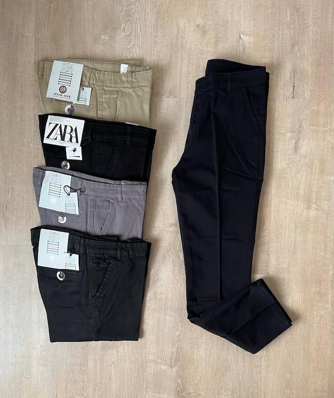 شلوار کتان پشت ریپس