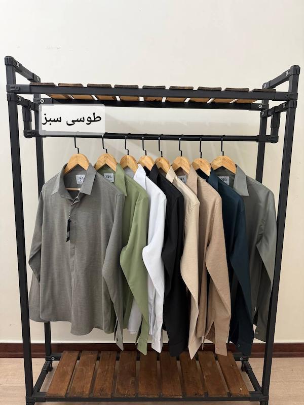 پیراهن استین بلند قابپک مخفی