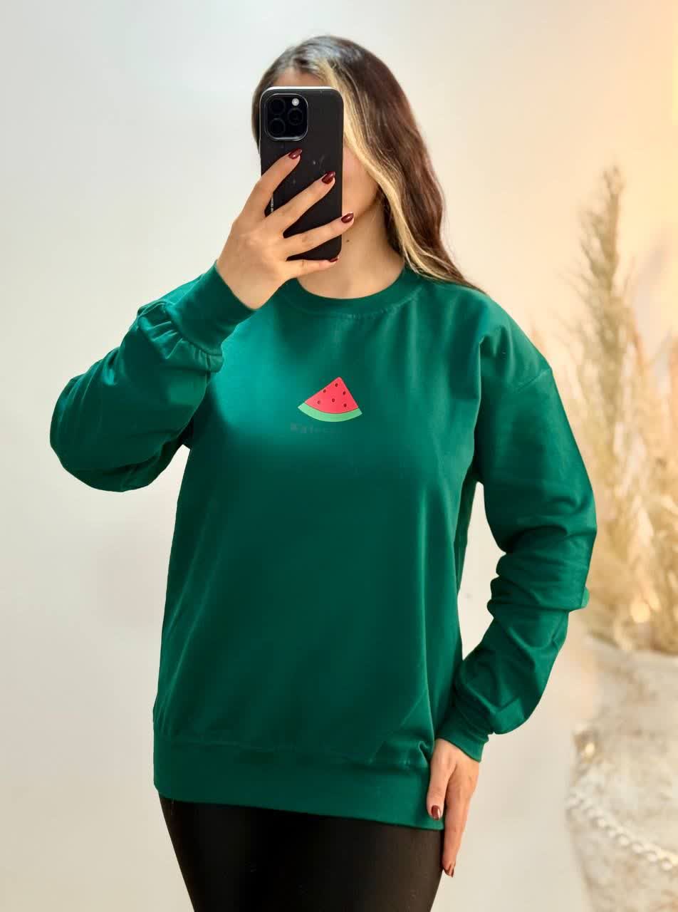 بلوز دورس زنانه طرح هندوانه ویژه شب یلدا