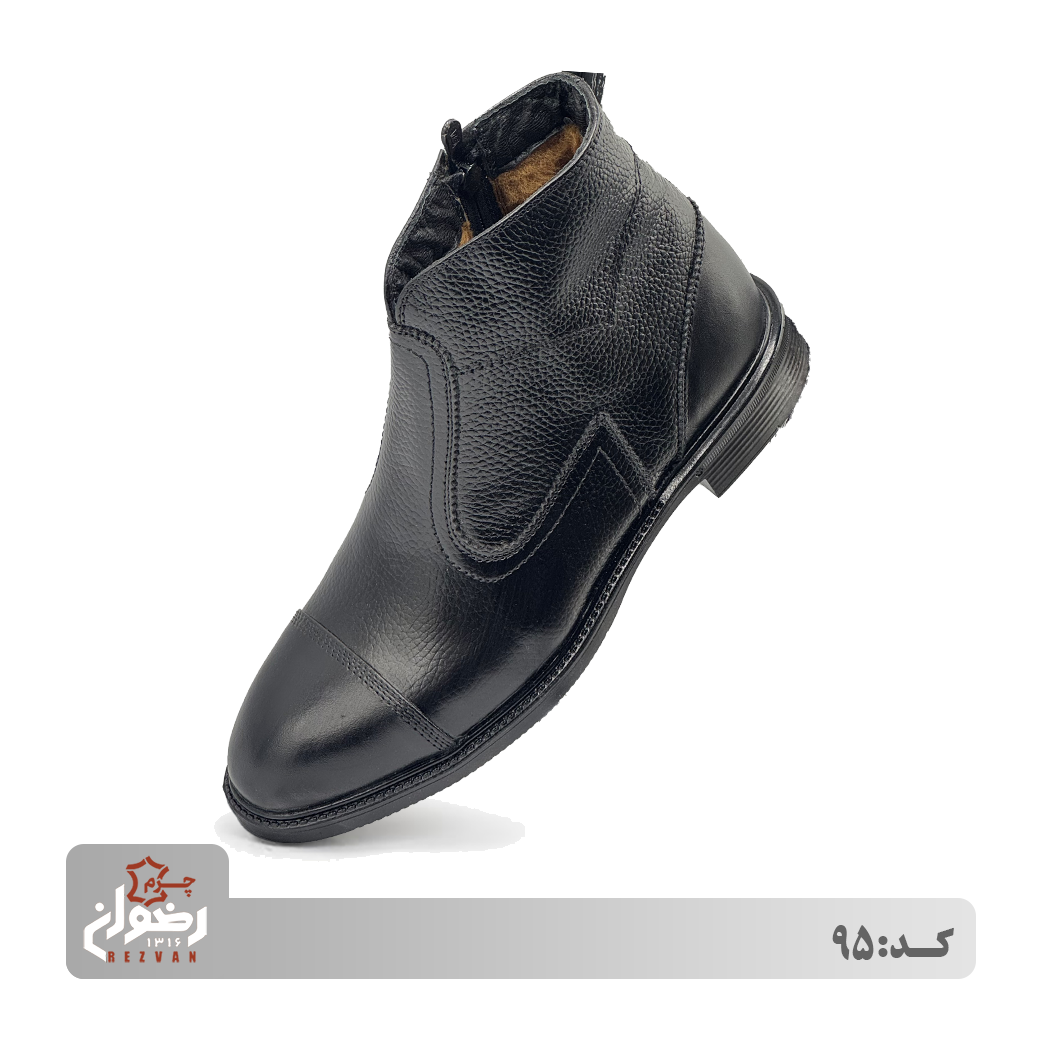 کفش بوت چرم طبیعی مردانه 95