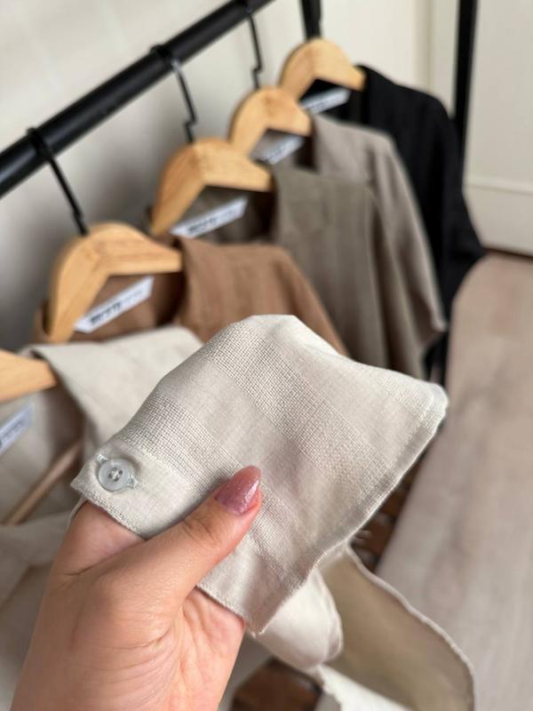 پیراهن لینن پنبه 2611