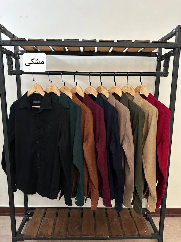 پیراهن مخمل کبریتی مردانه