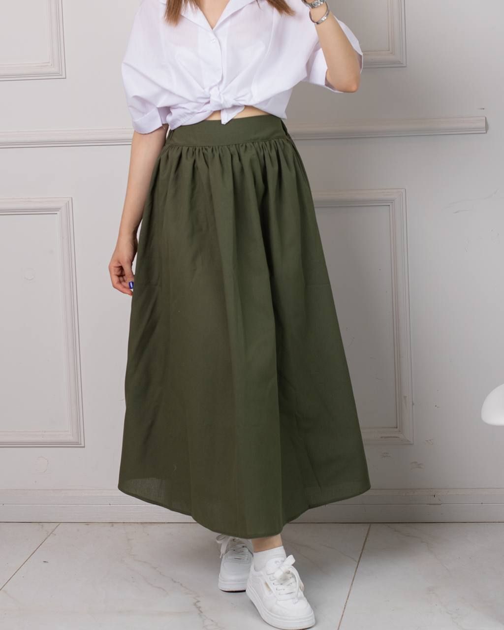 دامن ساده رنگی