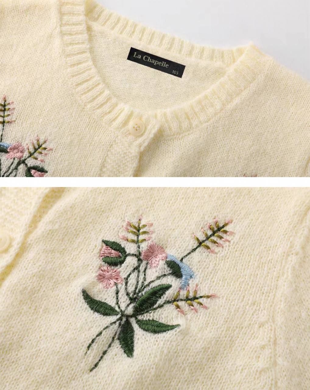 شومیز بافت گلدوزی هانا