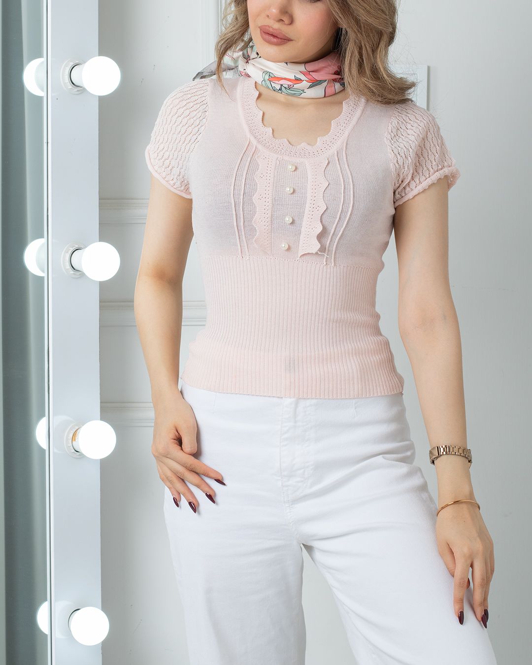 شومیز بافت وارداتی آنیس