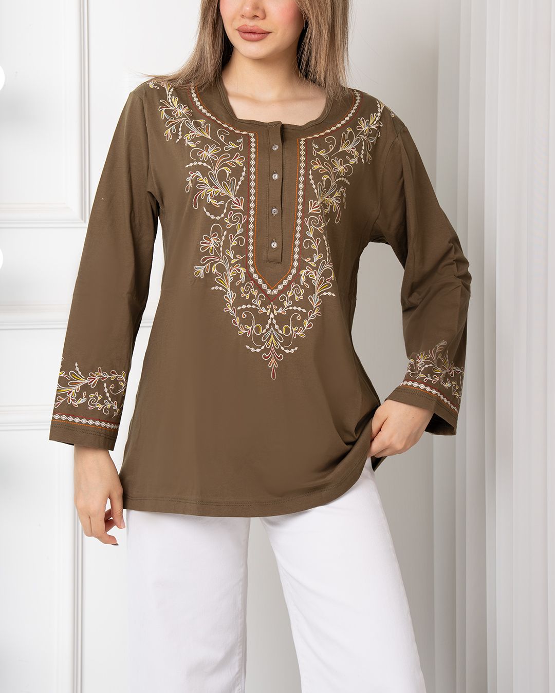 بلوز قاپکدار مهدیس