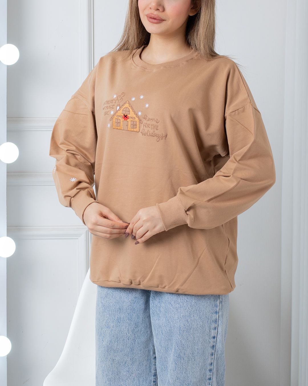 دورس گلدوزی خونه و برف