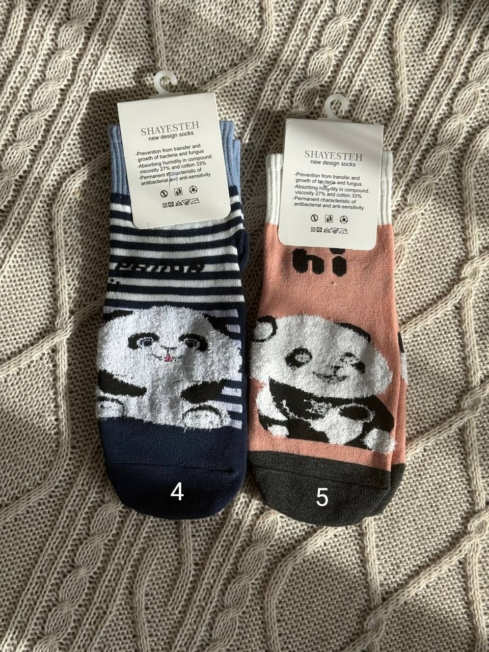 جوراب نیمساق پاندا