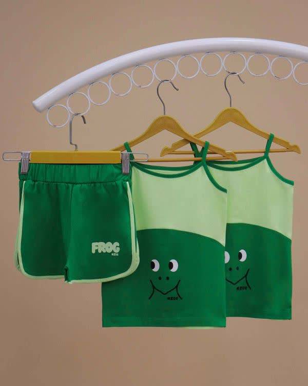 تاپ شلوارک دخترانه Frog