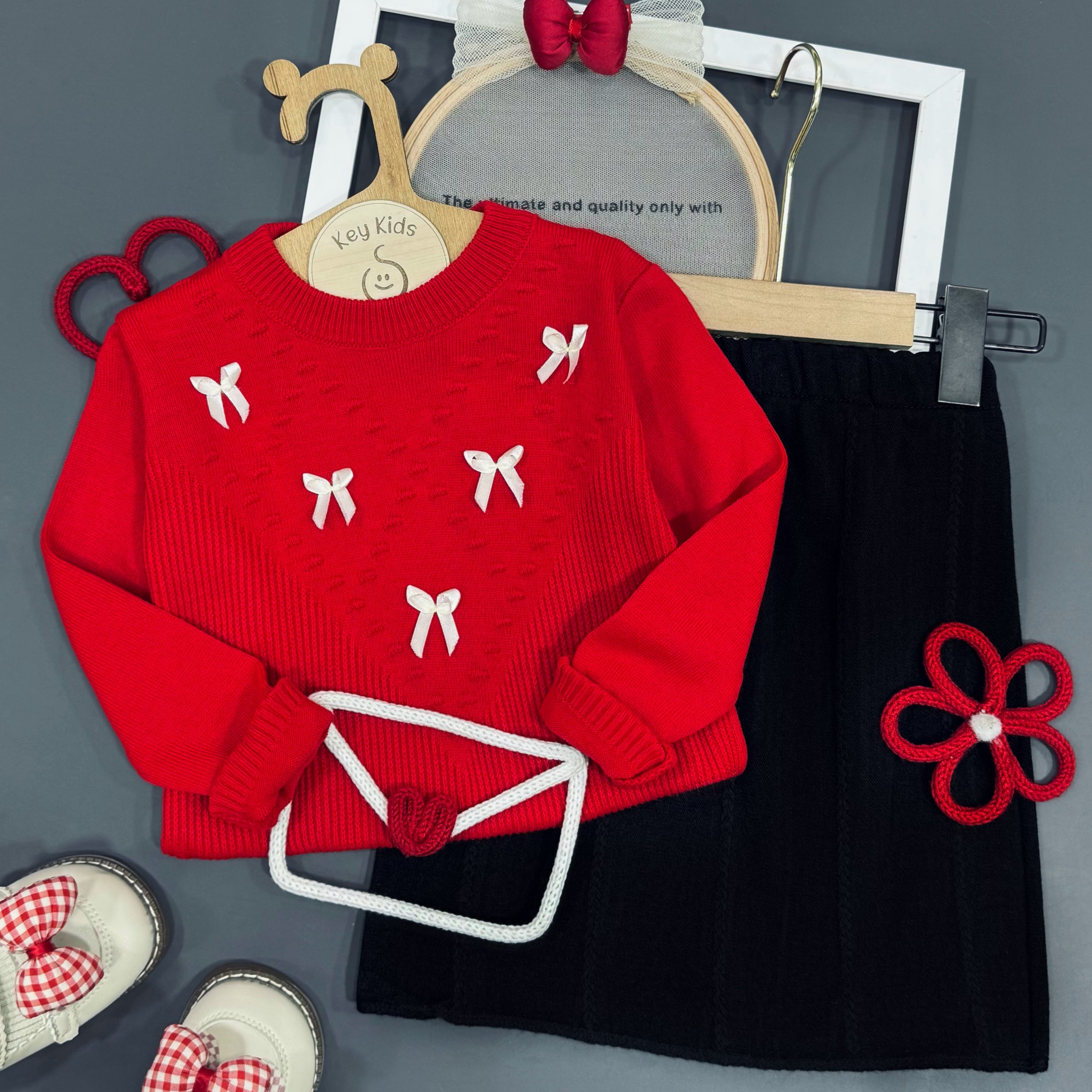 بلوز دامن پاپیون