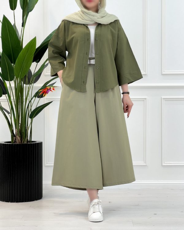 شلوار بغل دکمه