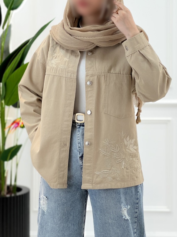 مانتو کتان اسپرت پاییزه