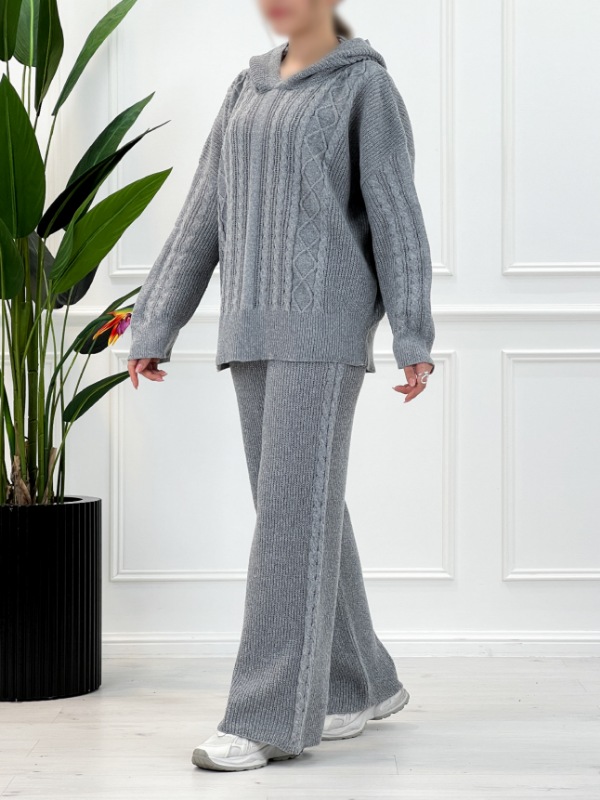 هودی شلوار بافت