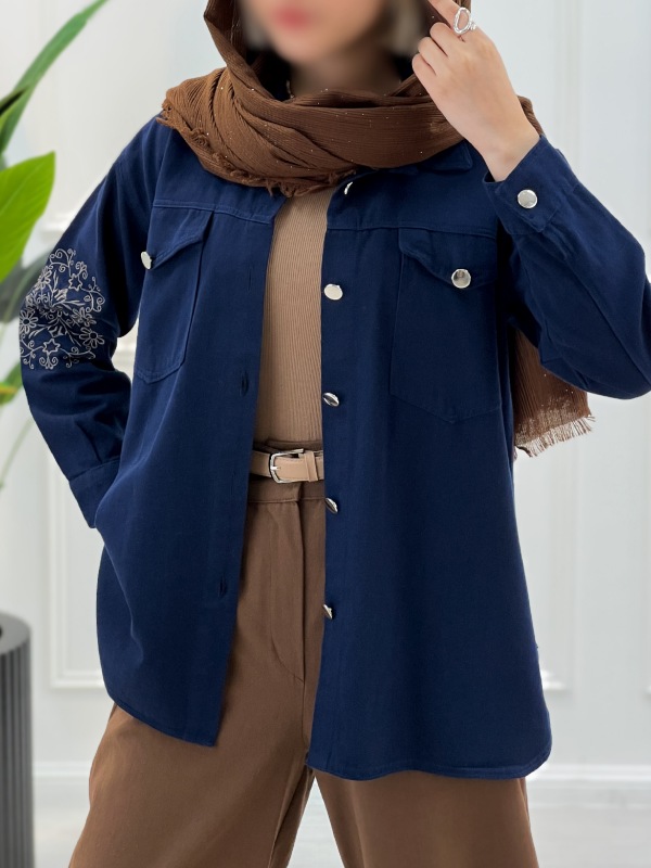 مانتو کتان پرنیا پاییزه