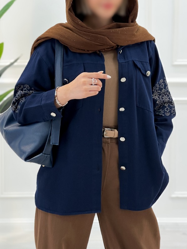 مانتو کتان پرنیا پاییزه