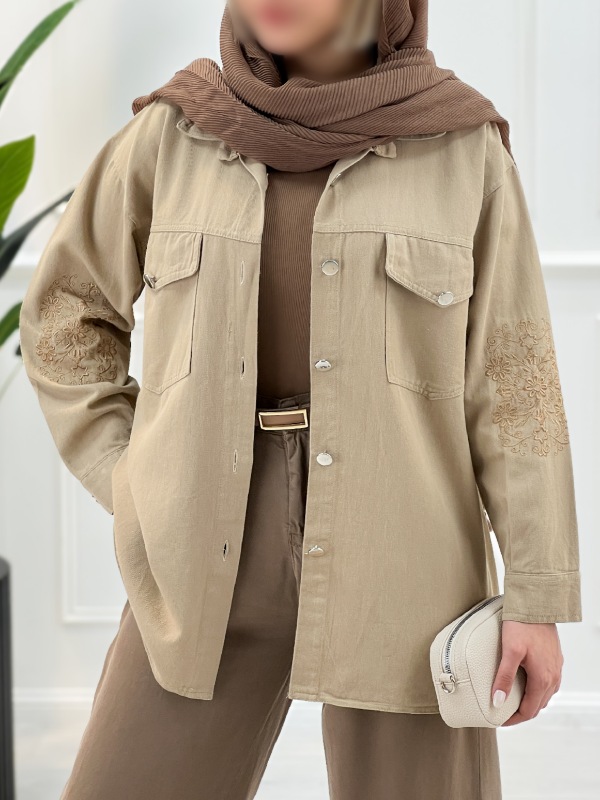 مانتو کتان پرنیا پاییزه