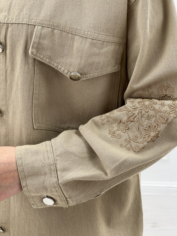 مانتو کتان پرنیا پاییزه