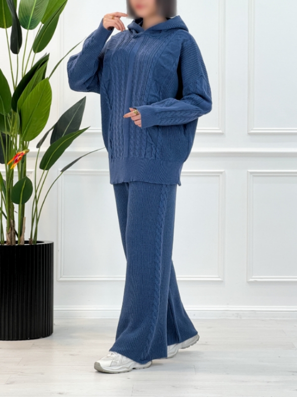 هودی شلوار بافت