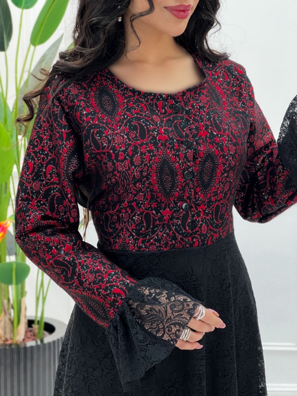 پیراهن گیپور یلدایی