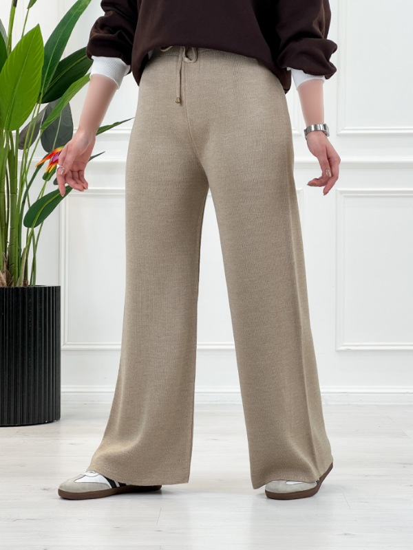 شلوار راسته گشاد بافت