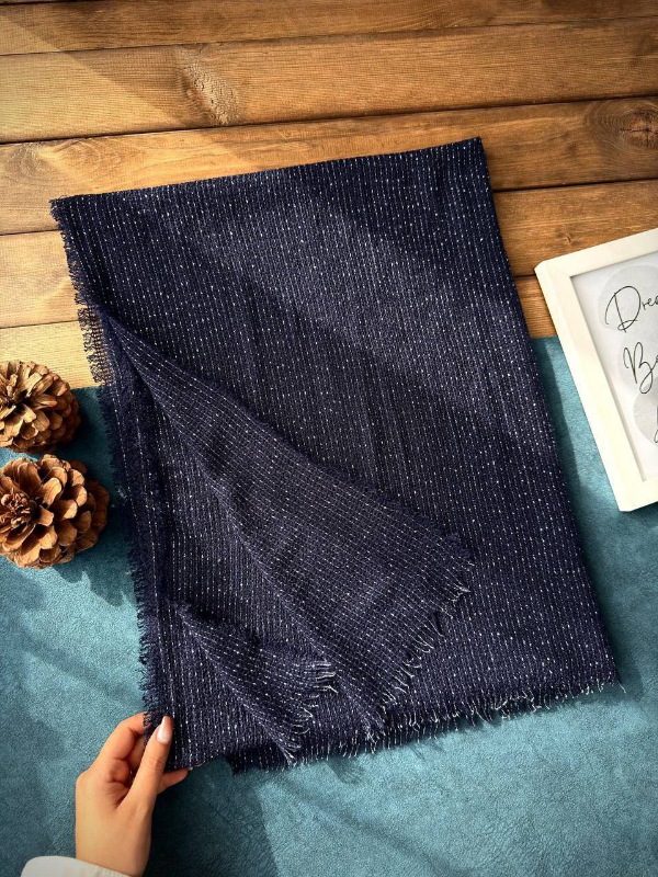 شال ملانژ سورمه ای