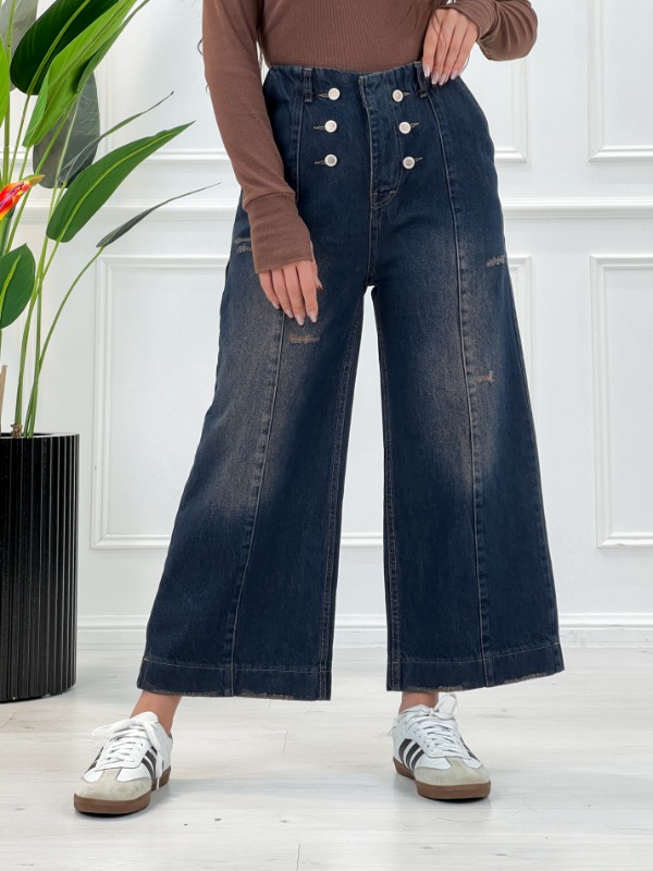 شلوار واید شش دکمه