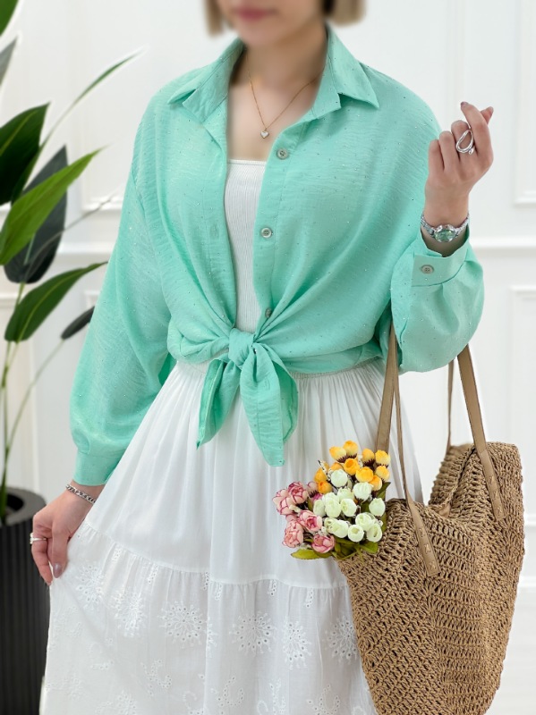 شومیز مانتویی نگارین