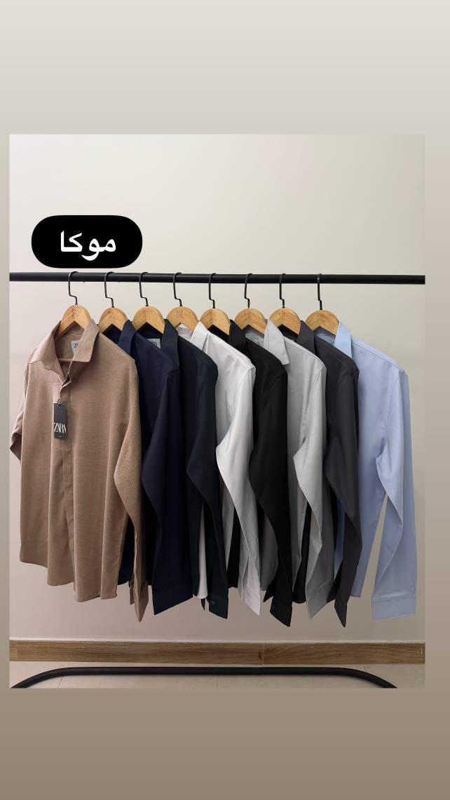 پیراهن آستین بلند قاپک مخفی ۲۶۲۶